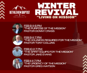 Winter Revival - "Living on Mission"